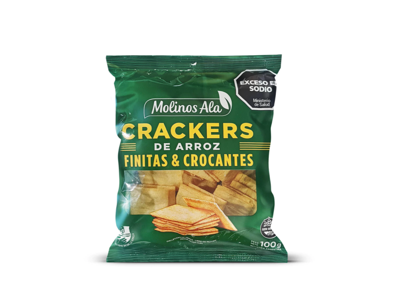 Crackers originales "molinos ala" sin gluten