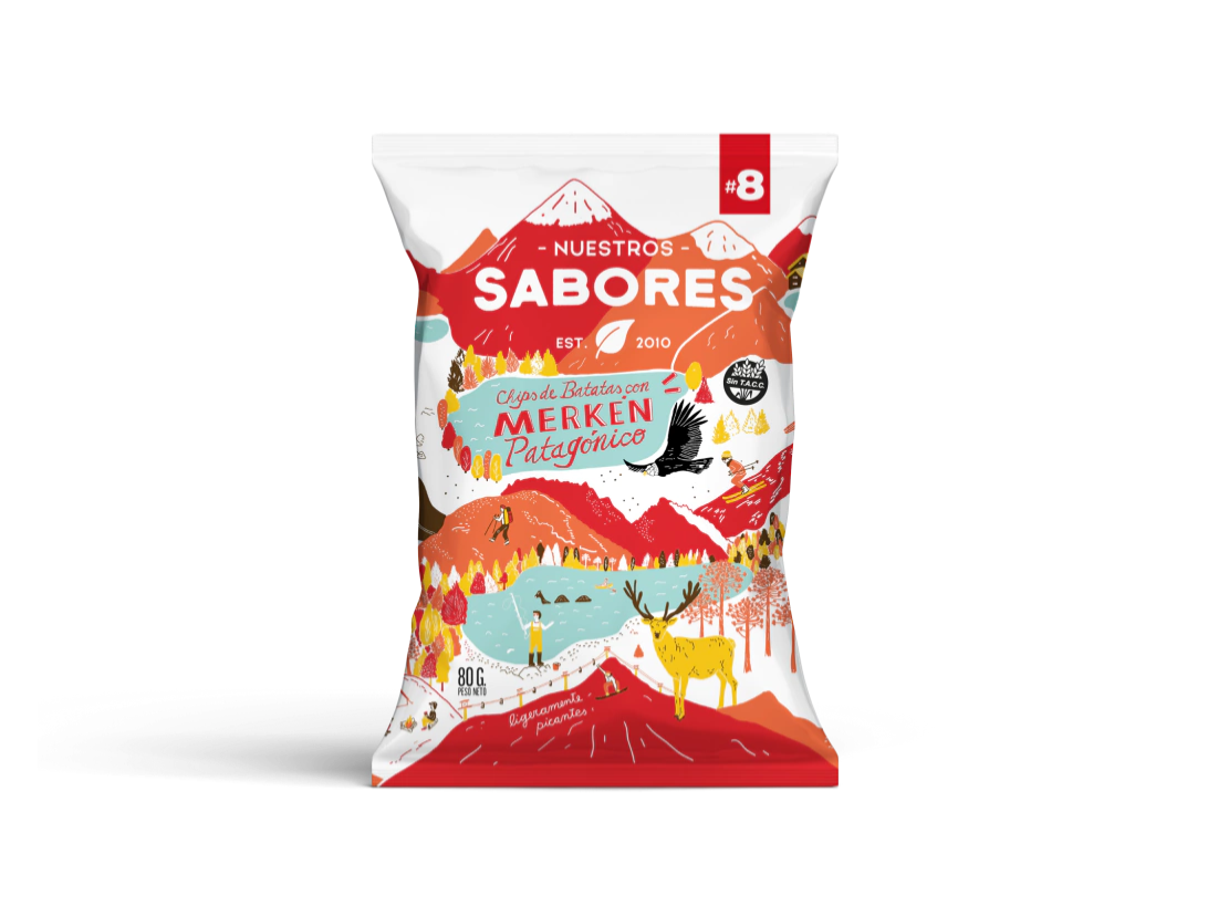 Chips "nuestros sabores"  sin gluten