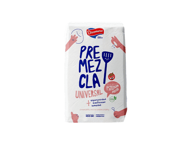 Premezcla universal dicomere sin gluten