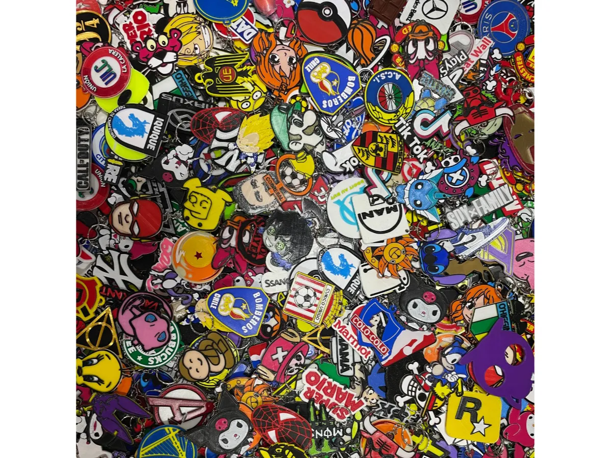 PACK 30 LLAVEROS 3D