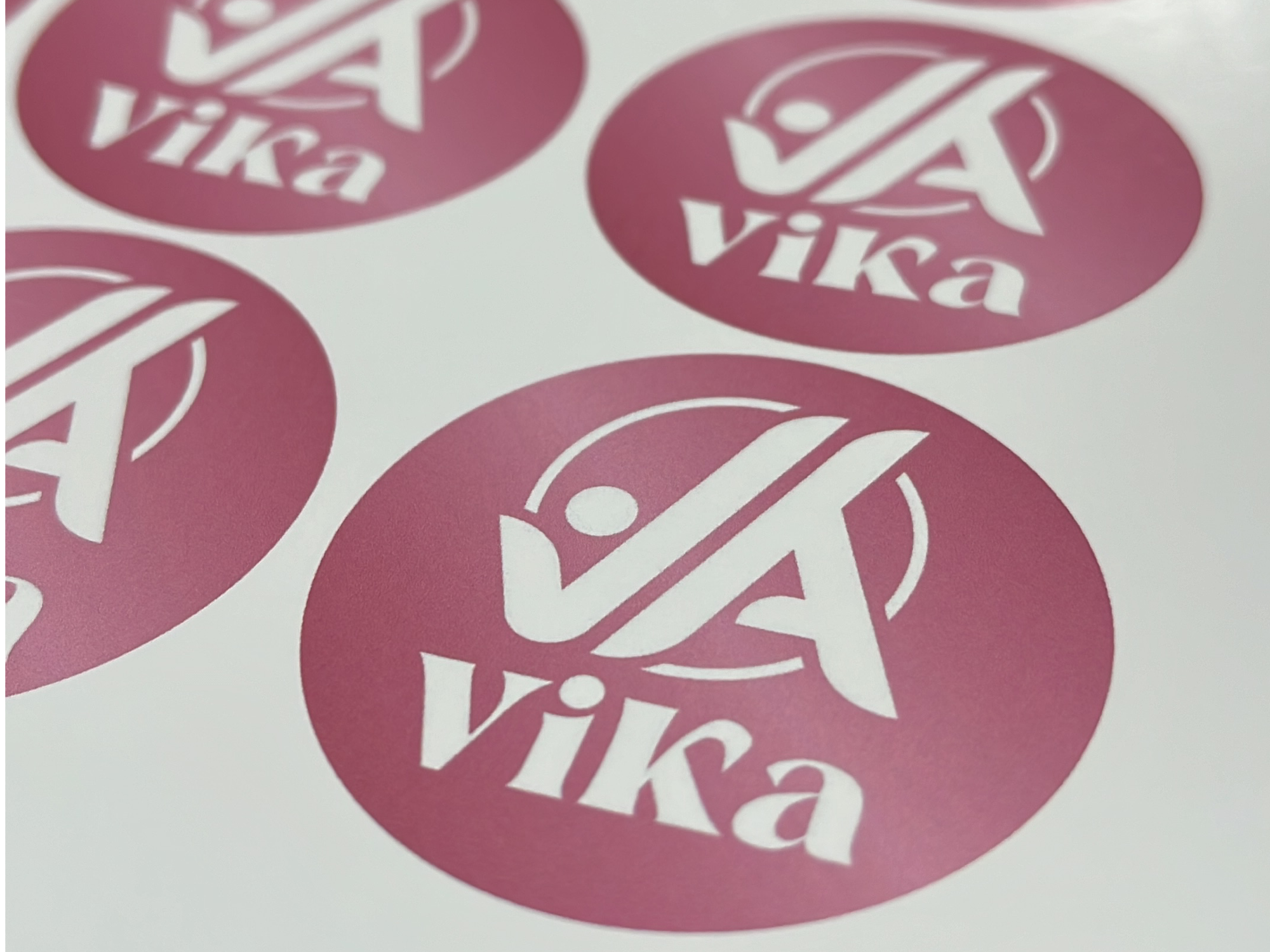 Hoja Stiker personalizados 5x5cm