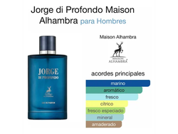 Maison Alhambra - Jorge di profumo deep Blue