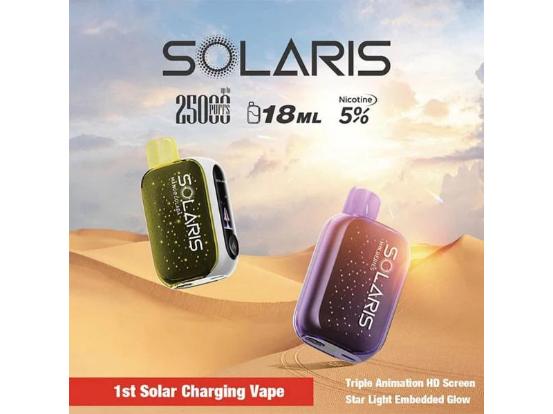 SOLARIS 25.000 PUFF (opción carga energía solar)