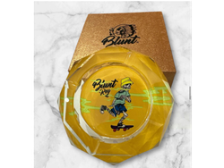 CENICERO VIDRIO HEXAGONAL SKELETON (CNI0853)