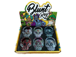 CENICERO VIDRIO CALAVERA DISEÑOS VARIOS (CNI082)