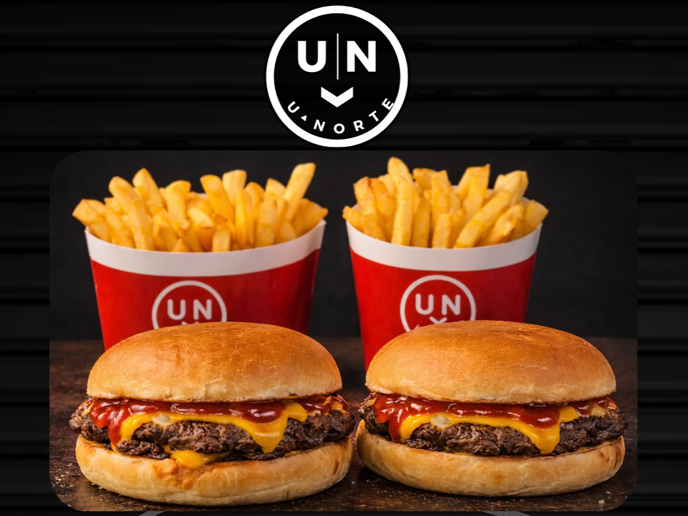 2  Burguers + 2 Papas Individuales