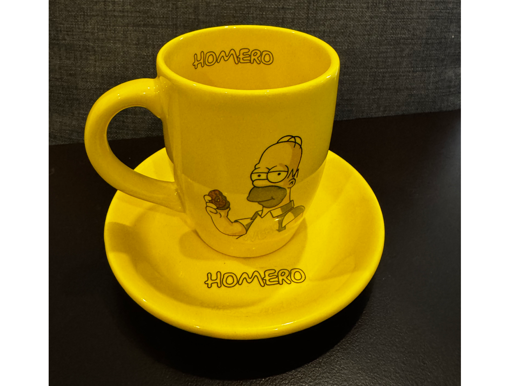 Homero rosquilla ( incluye plato)