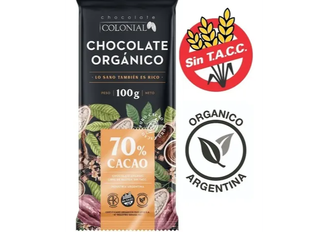 Chocolate Orgánico el Colonial