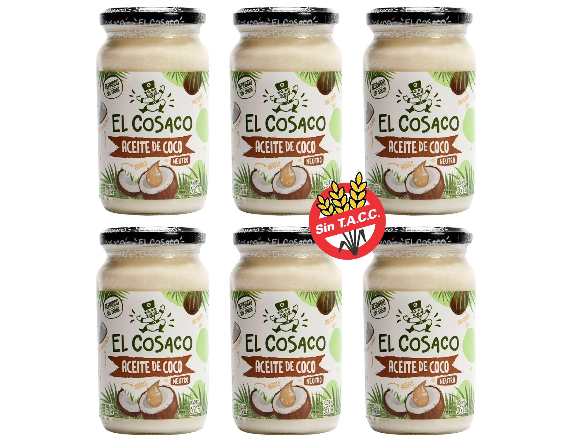 Aceite de Coco Neutro El Cosaco