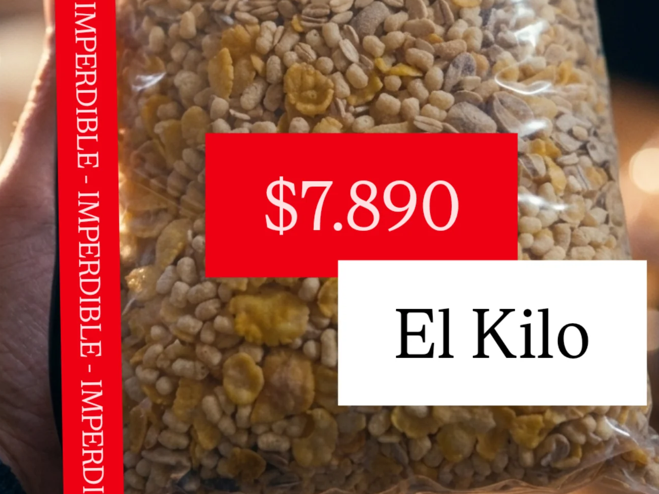 1 kilo Granola seca