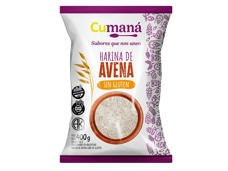 Harina de Avena Cumaná x 400g