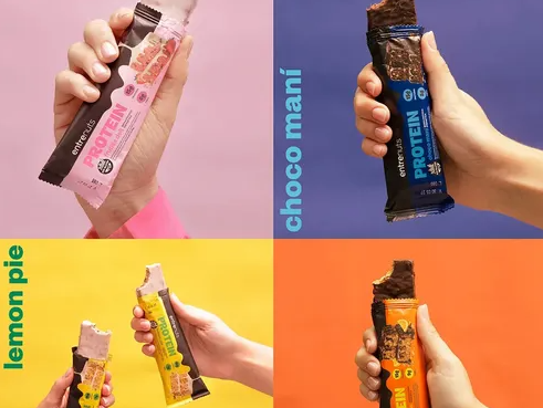 Barritas Proteicas ENTRENUTS Chocolate/ Limón/ Naranja/ Frutilla