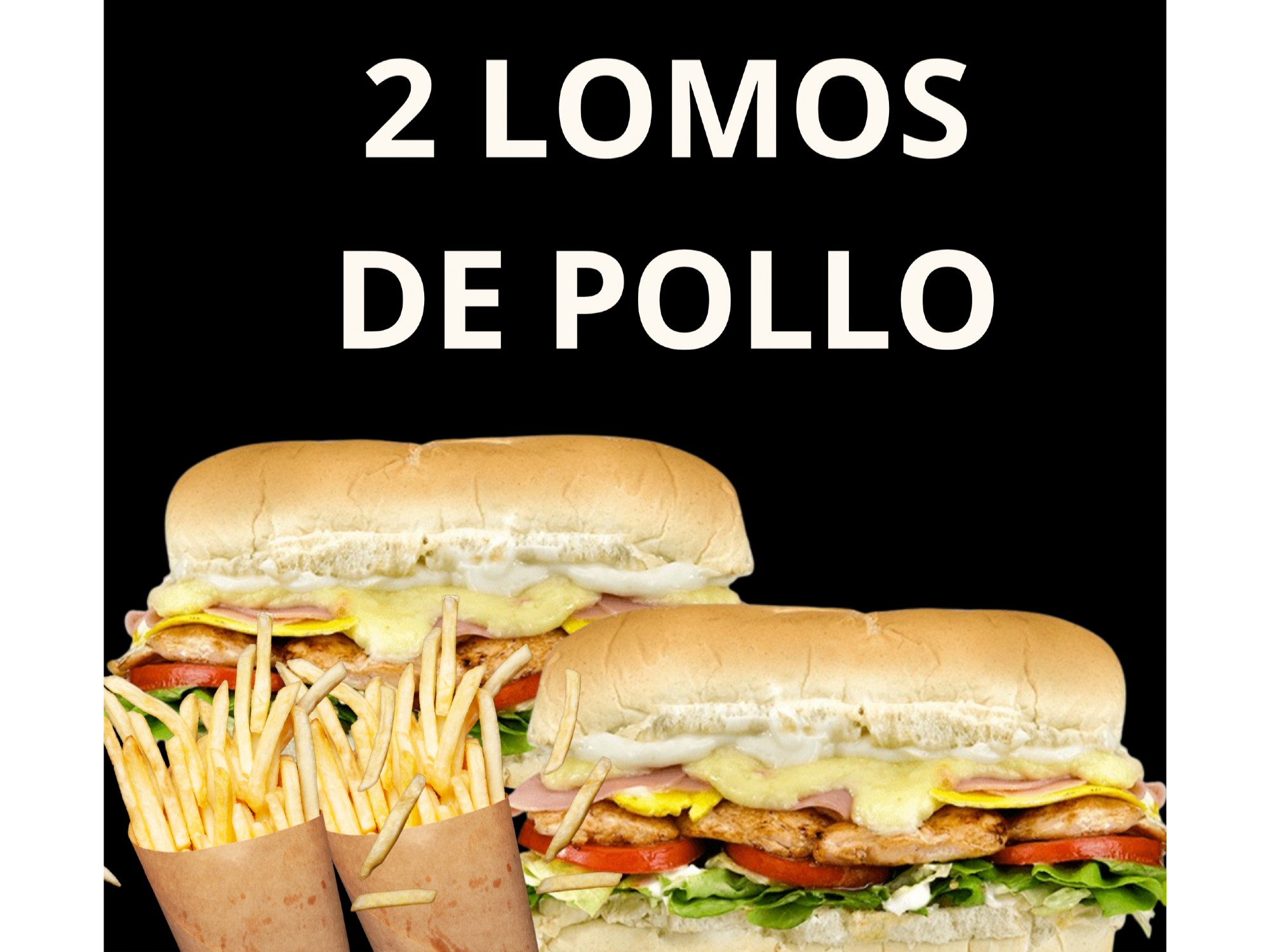 DOS LOMOS DE POLLO