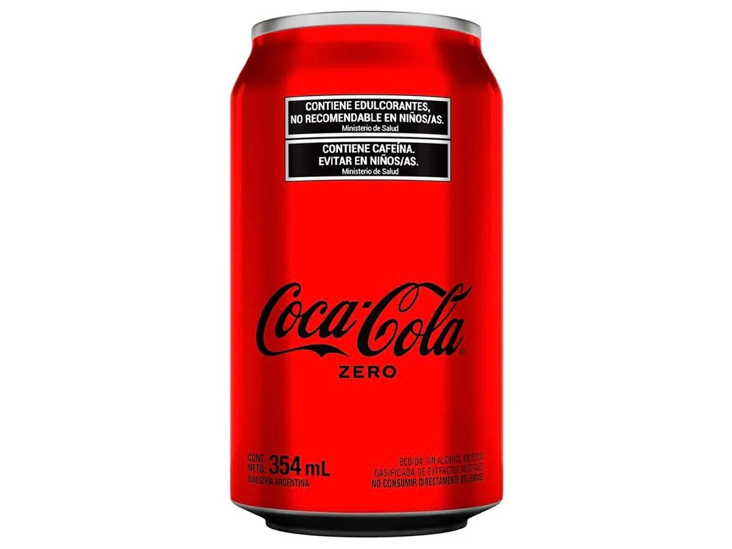 Lata coca cola S/azucar 354ml