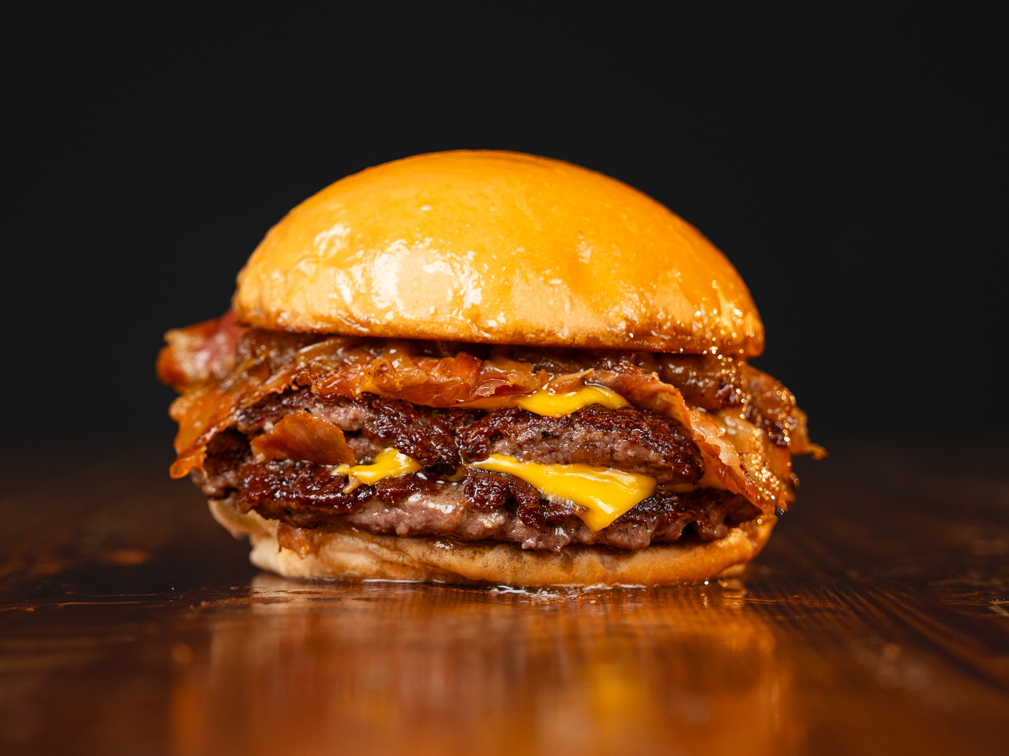 Bacon Butter Doble con papas