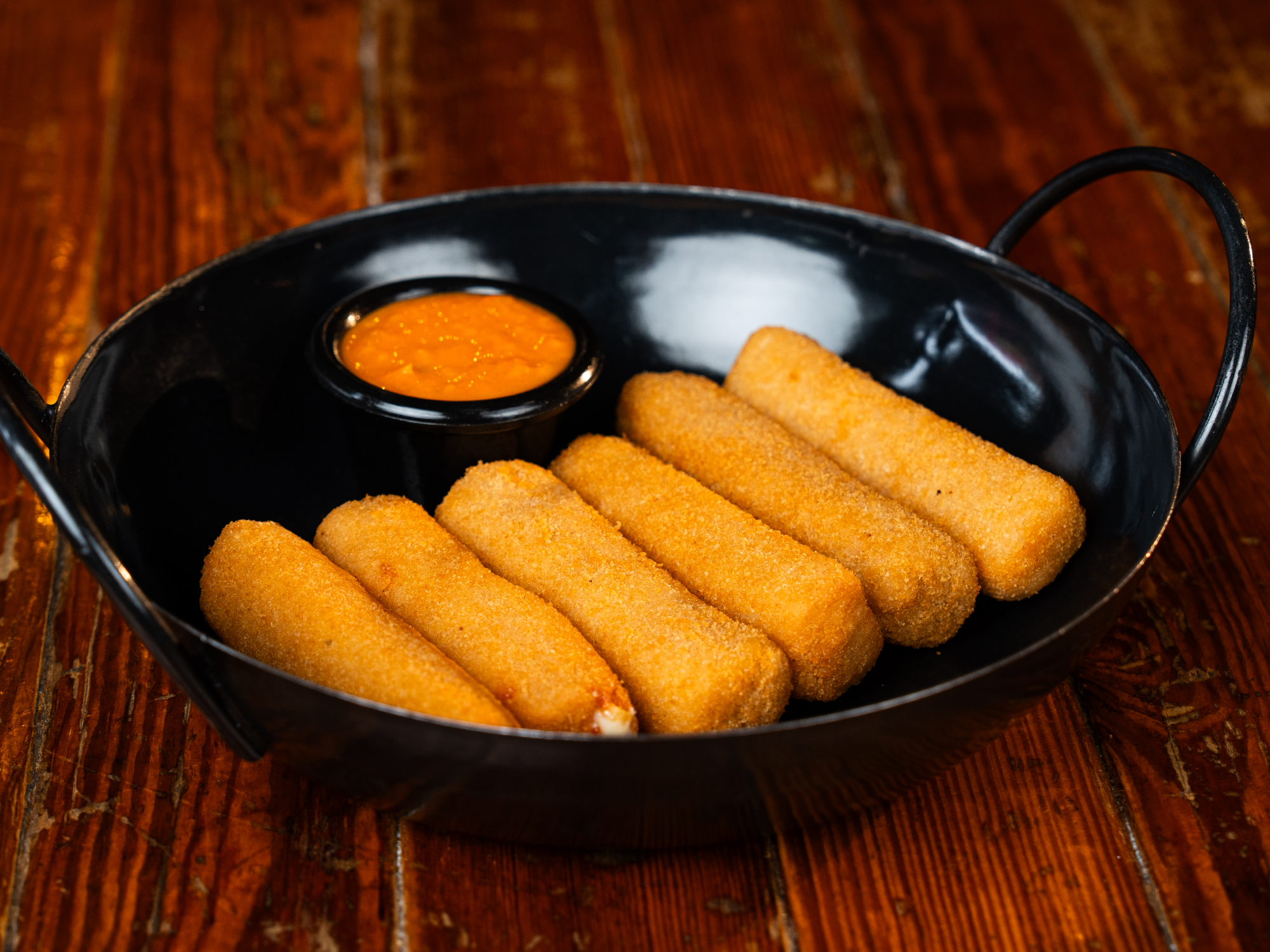 Porcion de Bastones de Muzzarella 6 uni