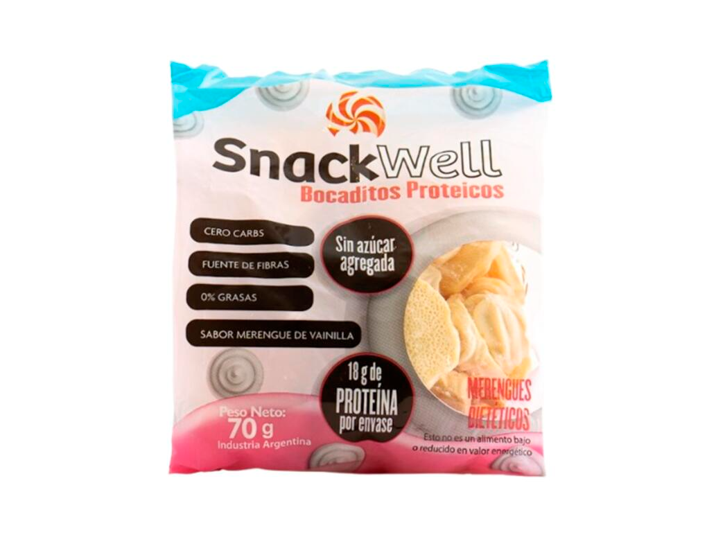 Bocaditos Proteicos, Merengues Dieteticos x 70g - Snackwell
