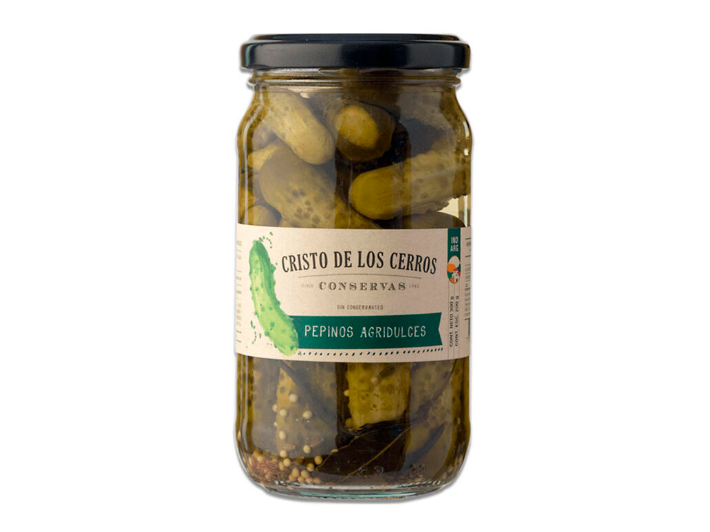 Pepinos Agridulces x 300g - Cristo de los Cerros
