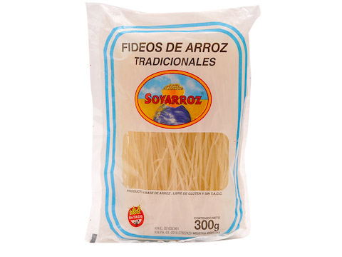 Fideos de arroz Soyarroz x 300gr
