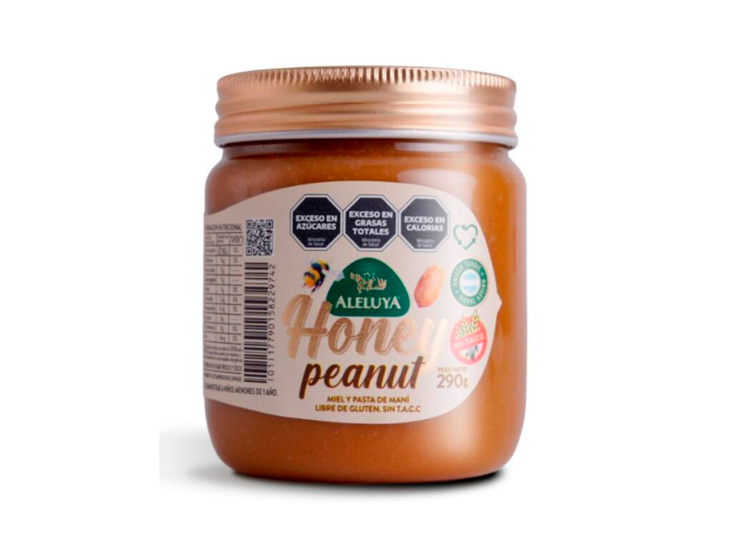 Miel y pasta de Mani x 290g - Aleluya