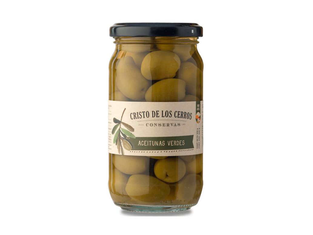 Aceitunas Verdes en Salmuera x 290g - Cristo de los Cerros