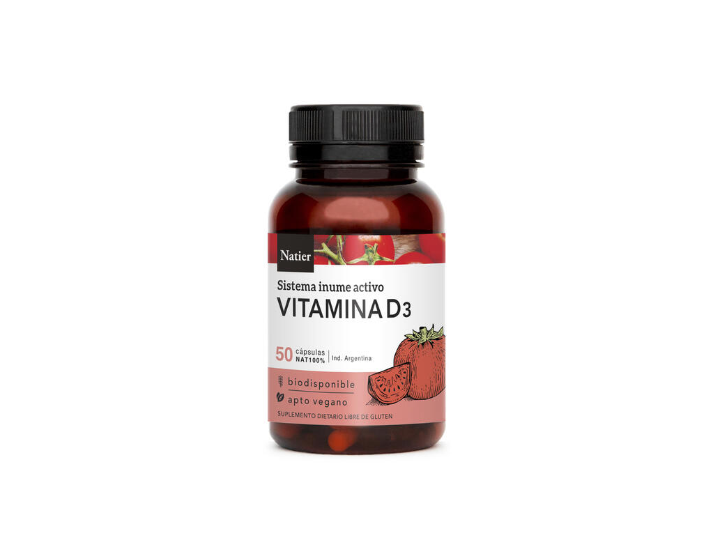 Capsulas de Vitamina D x 50g - Natier