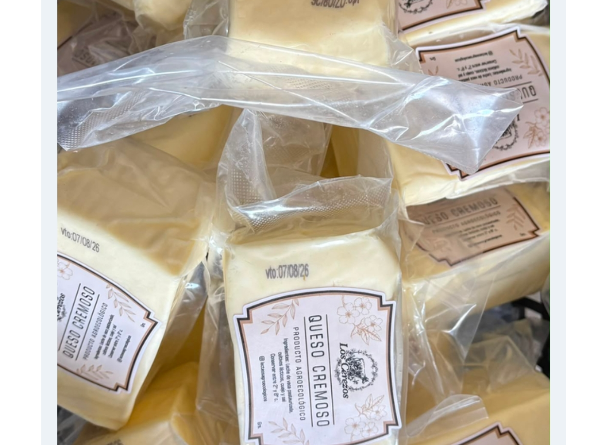 Queso cremoso agroecologico 400/500gr