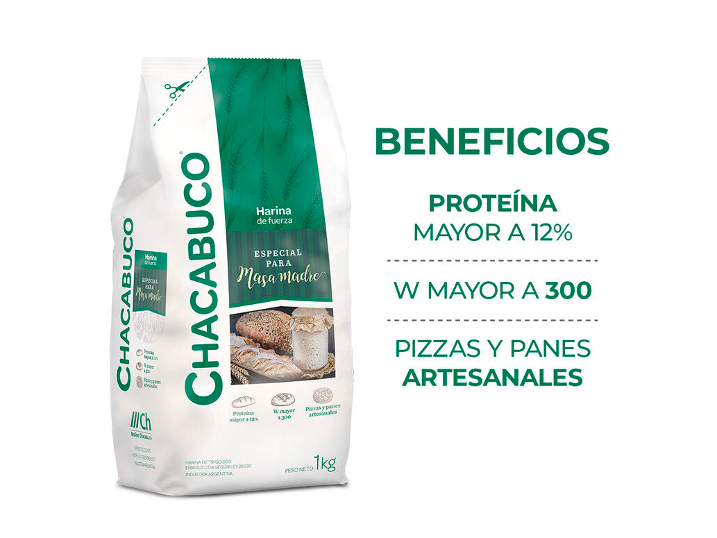 Harina de Fuerza Especial Masa Madre x 1kg - Chacabuco