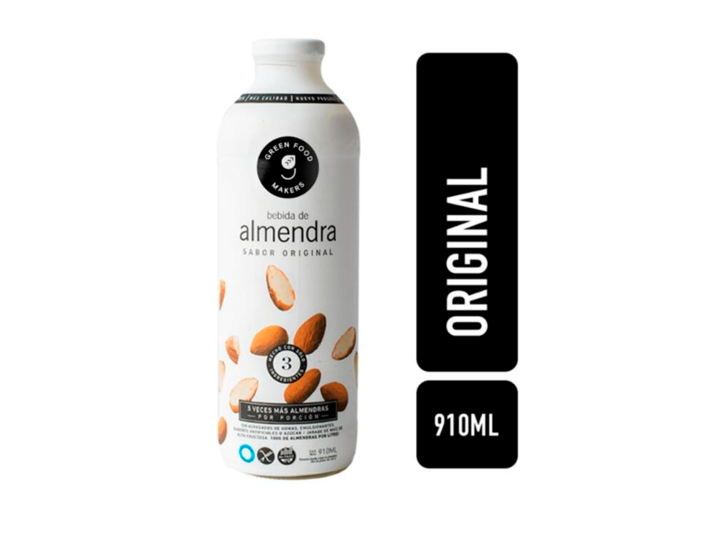 Leche de almendras Green Food Makers