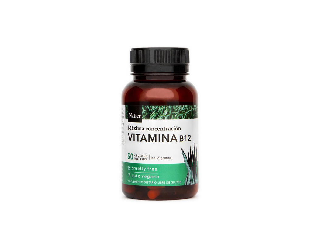Capsulas de Vitamina B12 x 50g - Natier