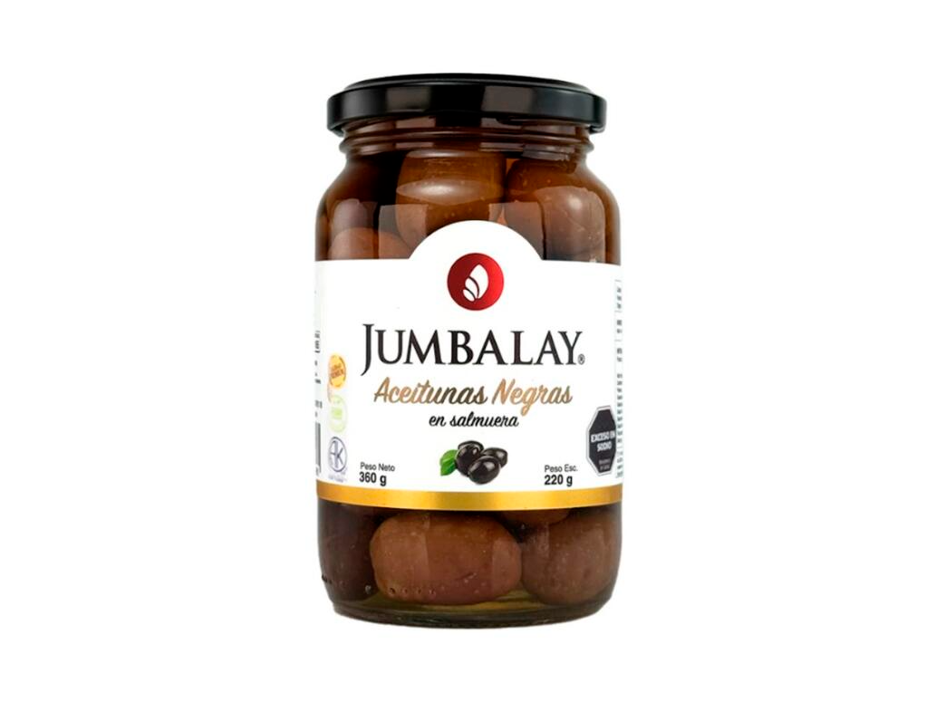 Aceitunas Negras en Salmuera x 360g - Jumbalay