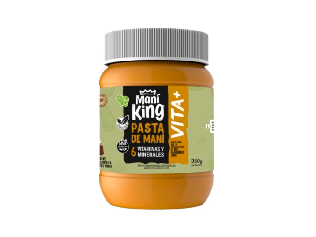 Pasta de Mani Vita+ 6 Vitaminas y Minerales x 350G - Mani King