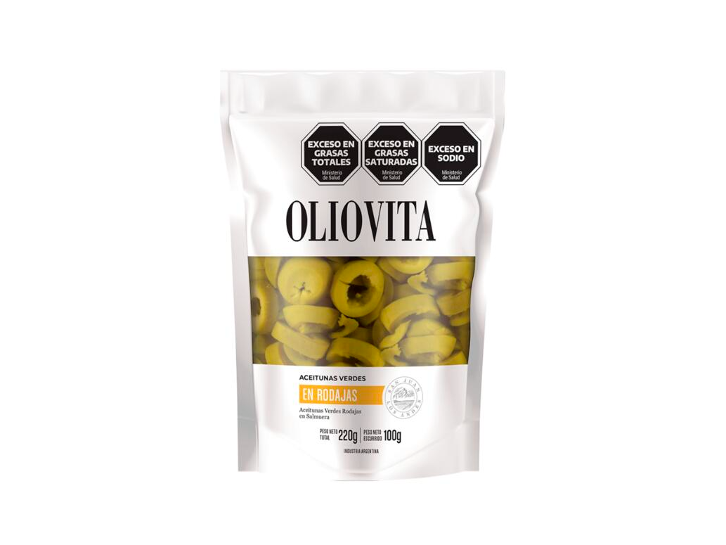 Aceitunas Verdes en Rodajas x 300ml - Oliovita