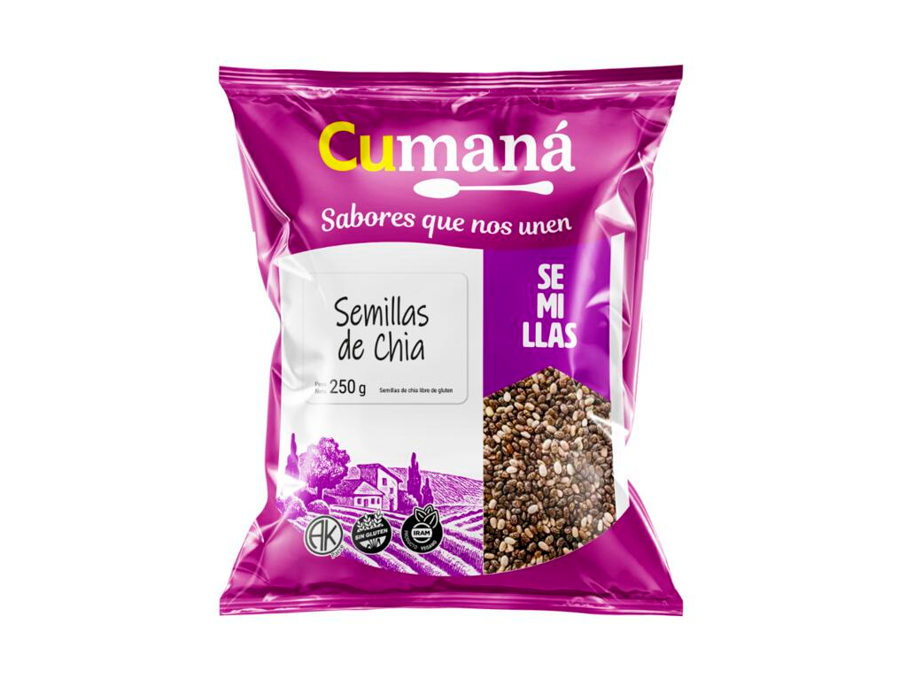 Semillas de Chia sin tacc x 250g - Cumana