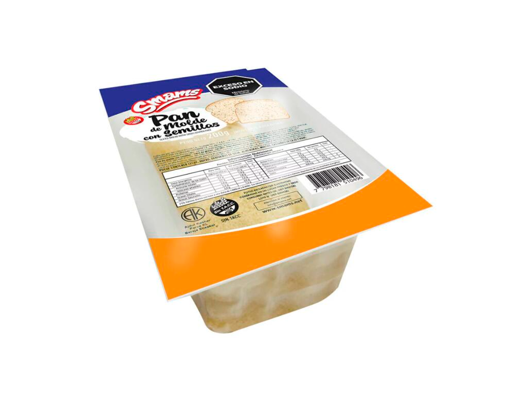 Pan de Molde con Semillas x 200g - Smams