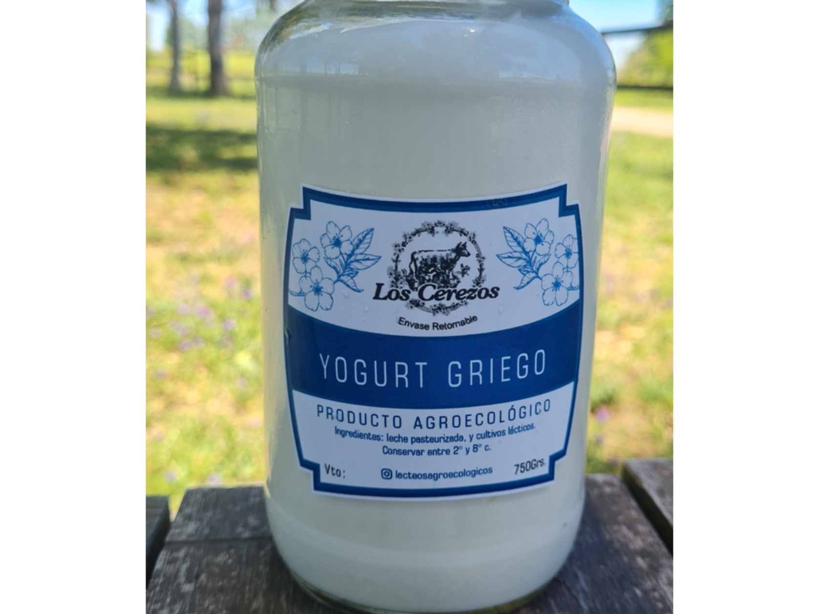 Yogurt griego agroecologico - Los Cerezos