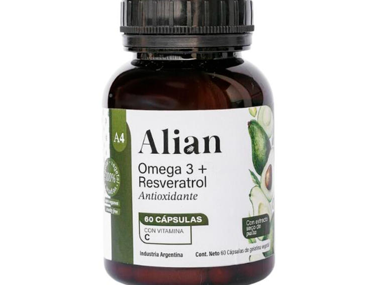 Omega 3 + Resveratrol x 56gr (60 caps) - Alian
