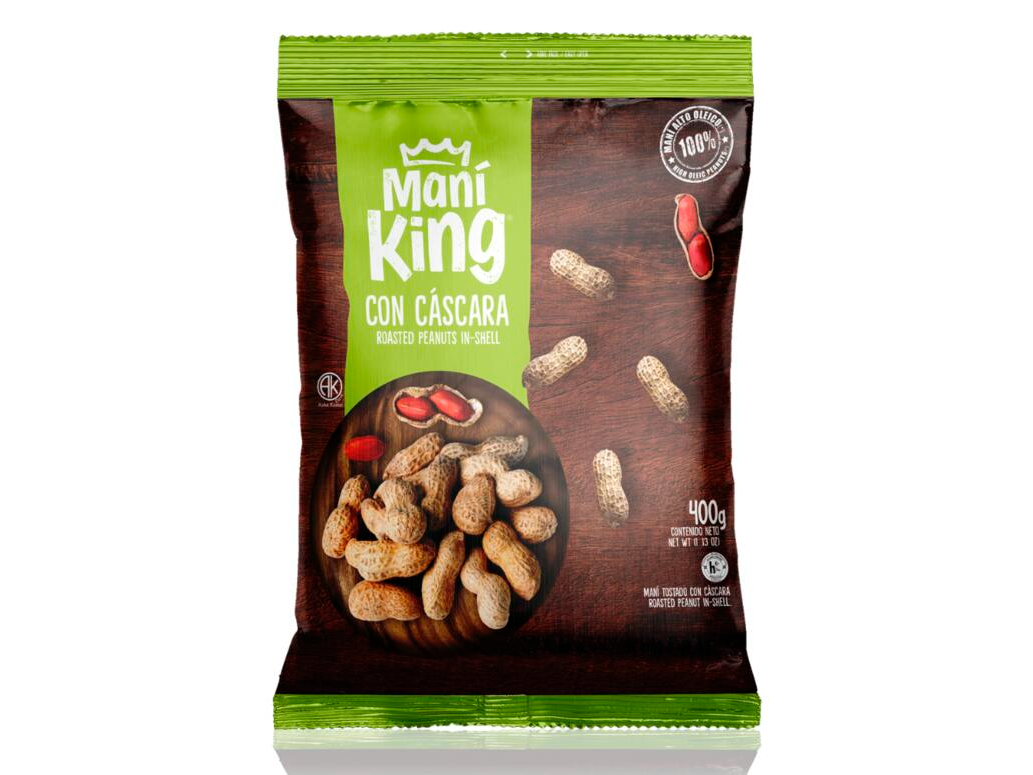 Mani Tostado con Cascara x 400g - Mani King