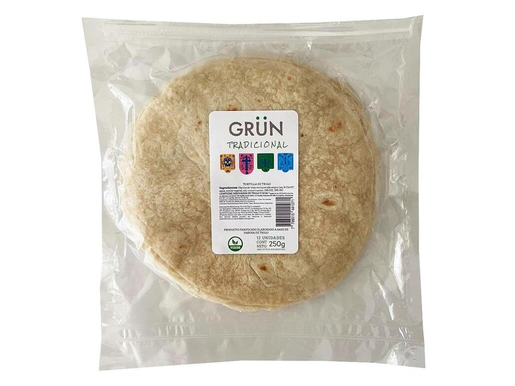 Tortillas Veganas Tradicionales x 200g - Grun