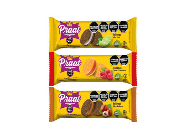 Galletitas rellenas sin tacc Praat
