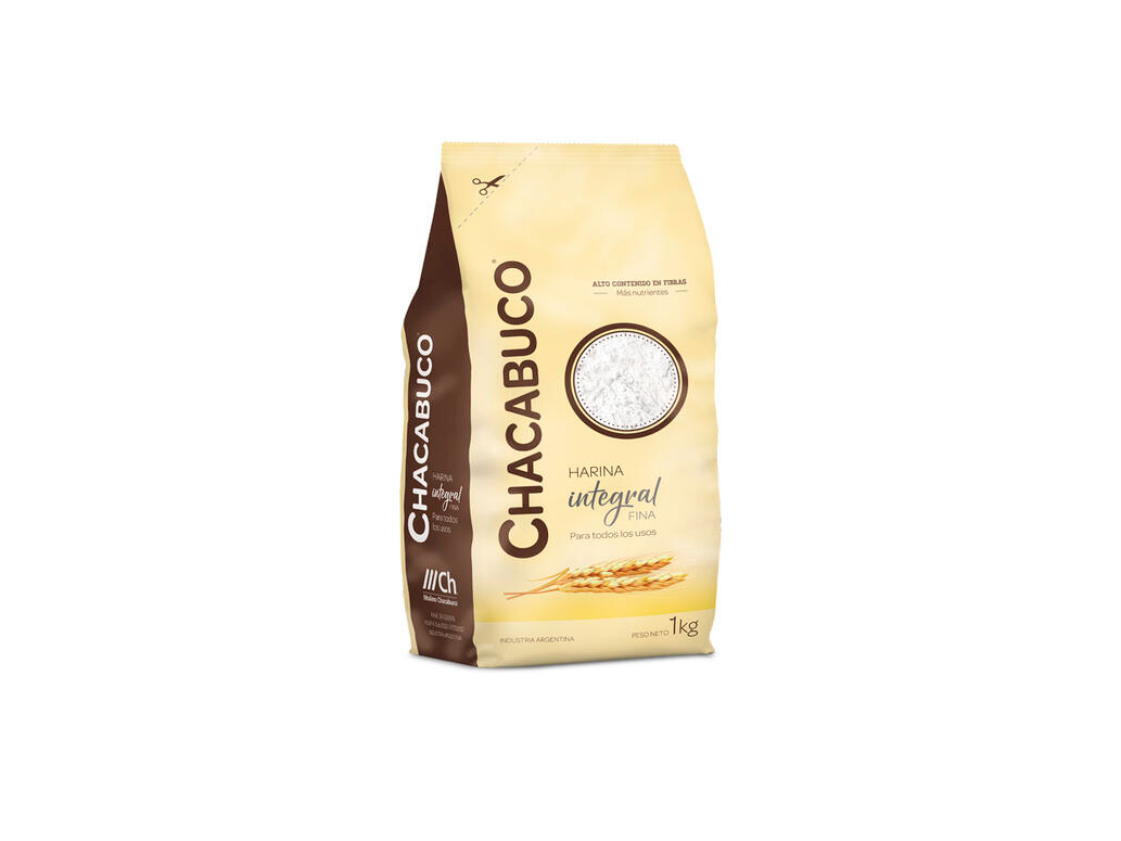 Harina Integral Fina x 1kg - Chacabuco