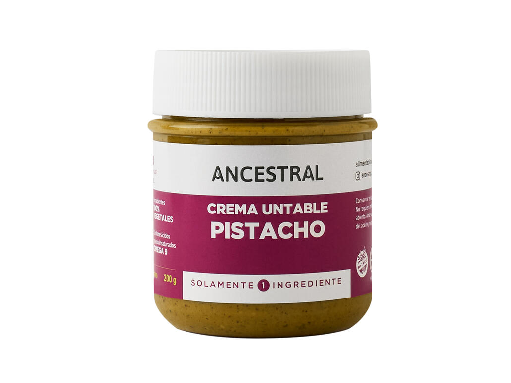 Crema Untable Ancestral Pistacho x 200g - Ancestral
