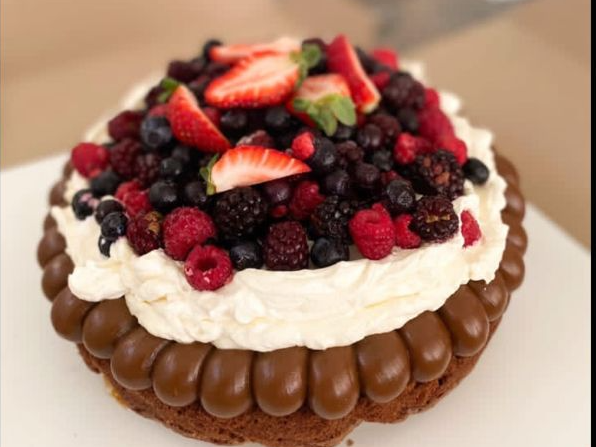 BROWNIE FRUTOS ROJOS