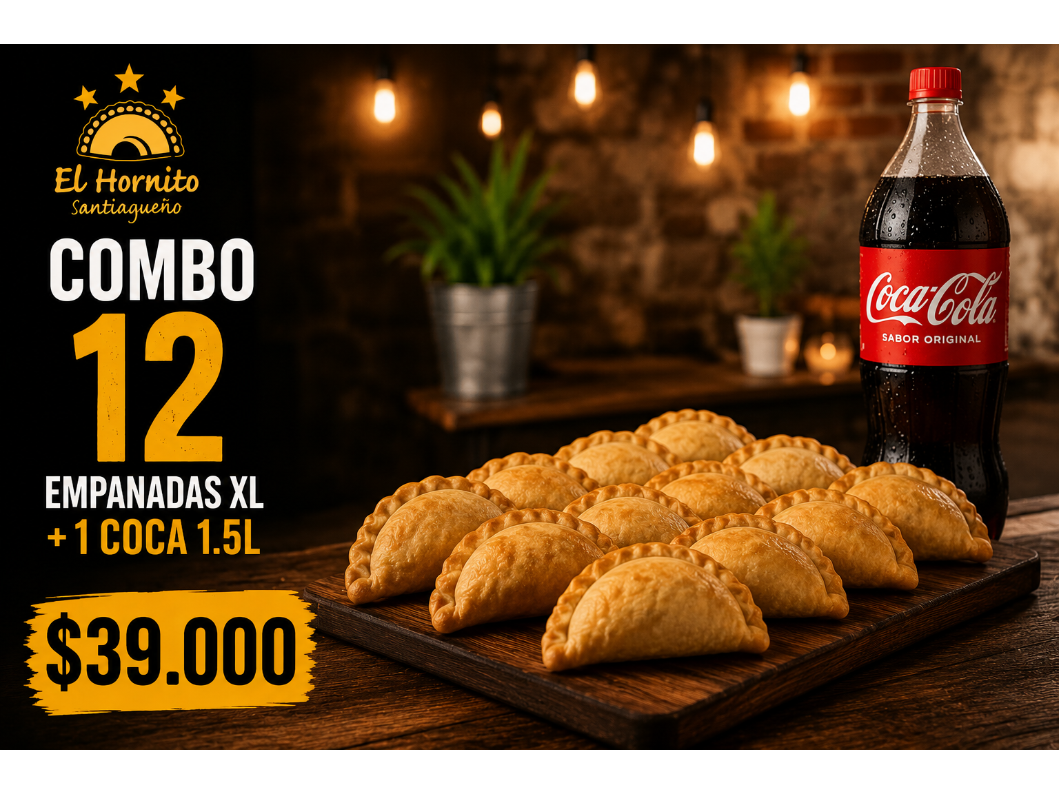 una docena mas gaseosa de 1.5, l
