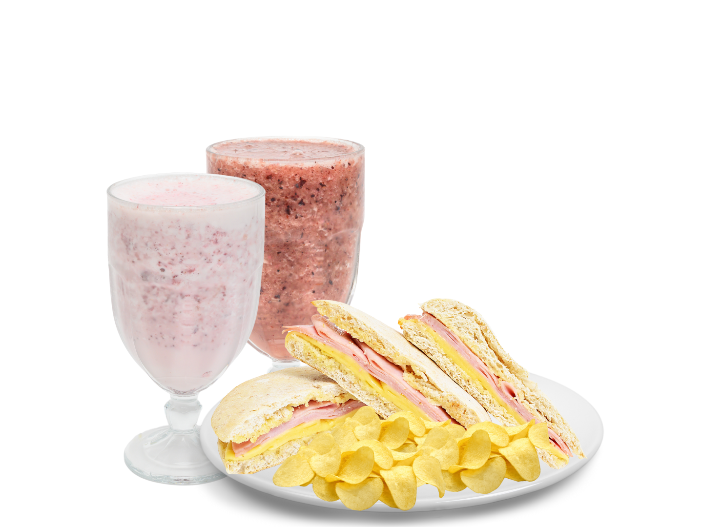 2 LICUADOS + 1 TOSTADO PAN ARABE