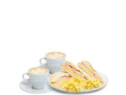 PROMO 2 CAFES DOBLES+TOSTADO PAN ARABE