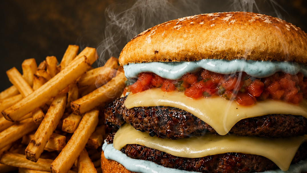 HAMBURGUESAS CON PAPAS
