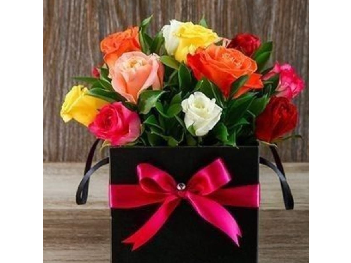 BOX DE ROSAS x16 de Floreria Del Sur