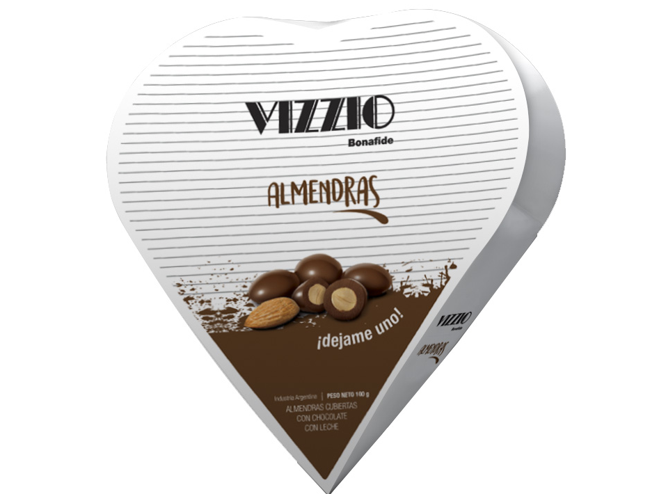 Vizzio de almendra-Corazon