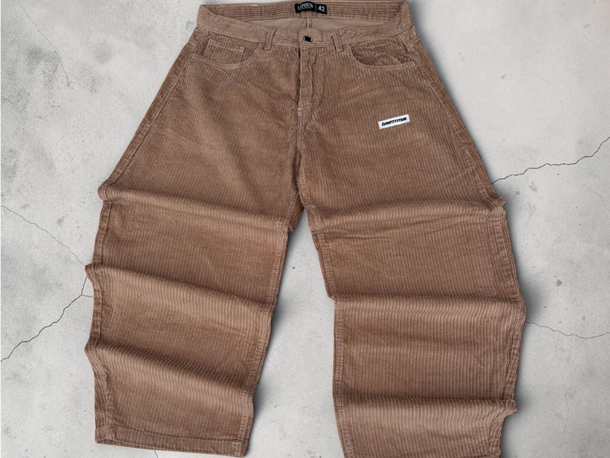 Baggy Corderoy beige